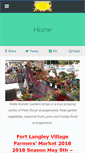 Mobile Screenshot of fortlangleyvillagefarmersmarket.org